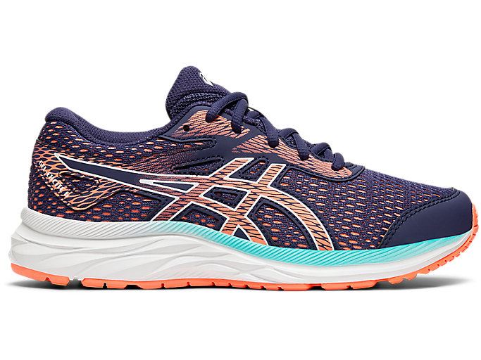 Asics GEL-EXCITE 6 GS Dječje Tenisice Ljubičaste Narančaste Koraljne | ETEQ2170