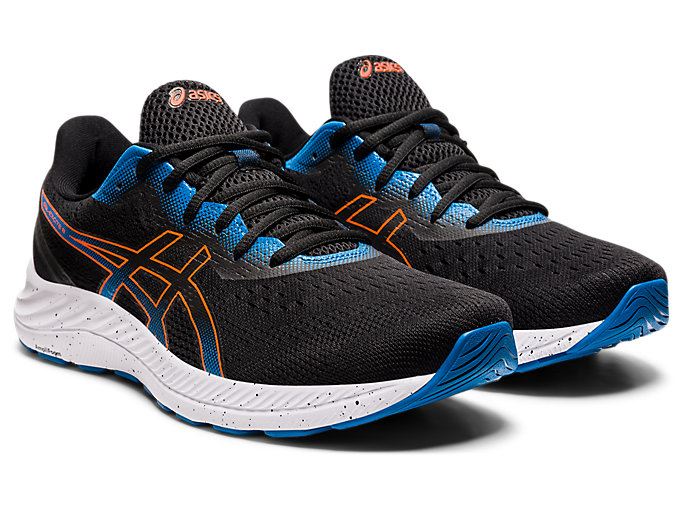 Asics GEL-EXCITE 8 Muške Tenisice Crne Zlatne Narančaste | NVBD8736