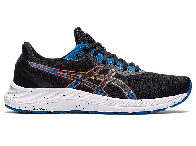 Asics GEL-EXCITE 8 Muške Tenisice Crne Zlatne Narančaste | NVBD8736