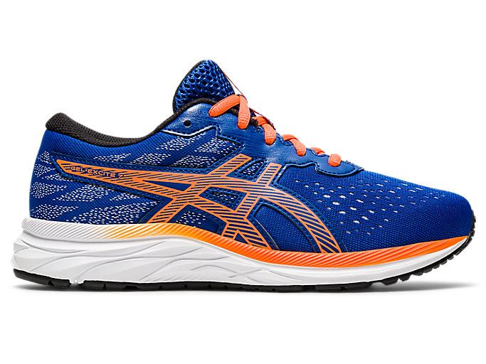 Asics GEL-Excite 7 GS Wide Dječje Tenisice Plave Narančaste | XQEX9957