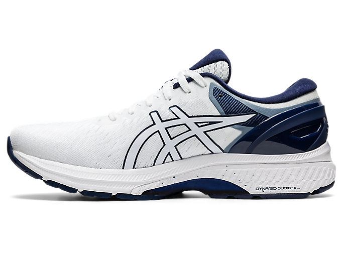 Asics GEL-KAYANO 27 Muške Tenisice Bijele Tamnoplave | JJLE2583