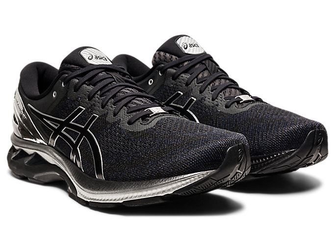 Asics GEL-KAYANO 27 PLATINUM Muške Tenisice Crne Srebrne | UXCD8584