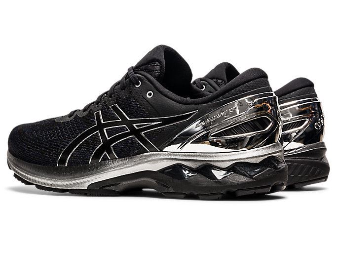 Asics GEL-KAYANO 27 PLATINUM Muške Tenisice Crne Srebrne | UXCD8584