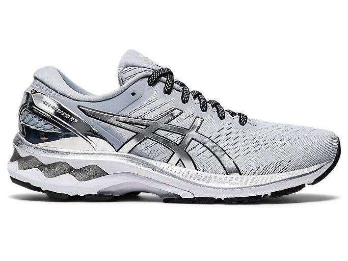 Asics GEL-KAYANO 27 PLATINUM Ženske Tenisice Sive Srebrne | NJIS4347