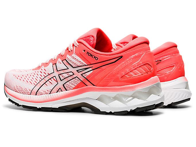 Asics GEL-KAYANO 27 TOKYO Ženske Tenisice Bijele Narančaste Crvene | ZDUK9161