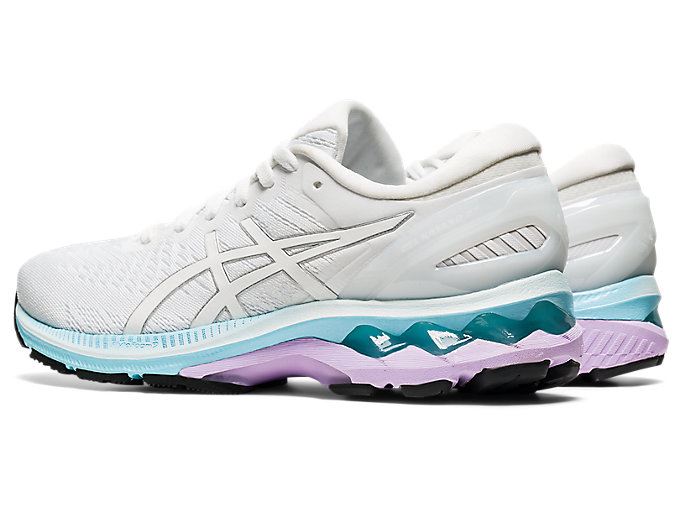 Asics GEL-KAYANO 27 Ženske Tenisice Bijele Srebrne | RYAA0682