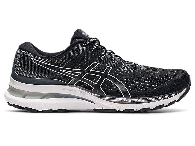 Asics GEL-KAYANO 28 (D) Ženske Tenisice Crne Bijele | PUKA9983