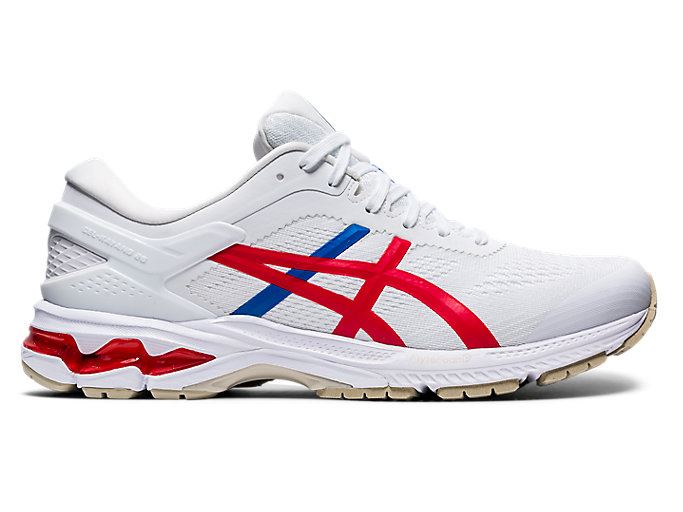 Asics GEL-Kayano 26 Retro Tokyo Muške Tenisice Bijele Crvene | UVGP6584