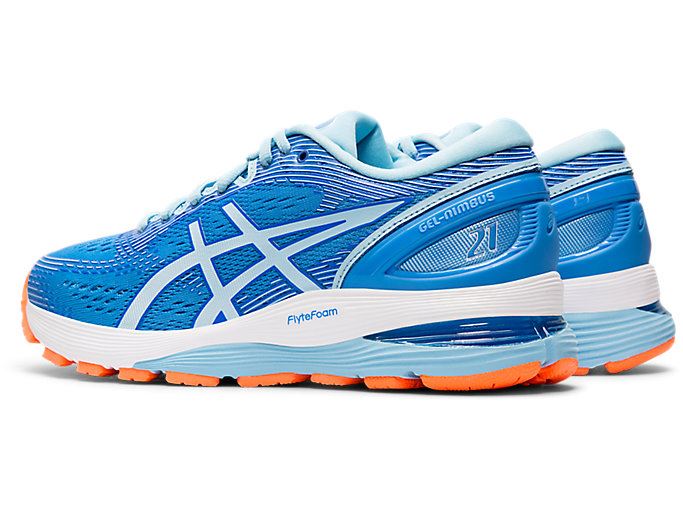 Asics GEL-NIMBUS 21 Ženske Tenisice Plave Crne | KDDS2510