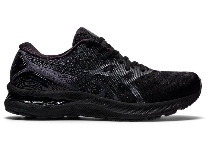 Asics GEL-NIMBUS 23 (4E) Muške Tenisice Crne Crne | EOLL5694