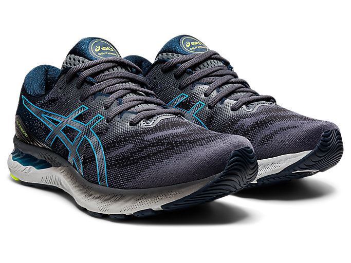 Asics GEL-NIMBUS 23 (4E) Muške Tenisice Sive Svijetlo Tirkizne | VSHB5291