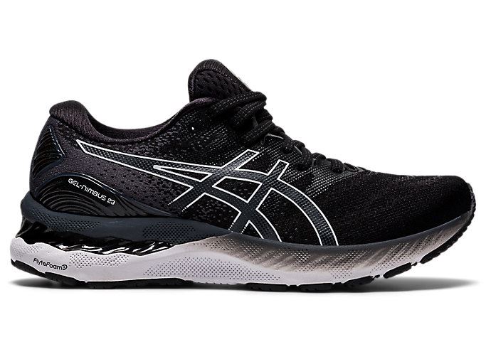 Asics GEL-NIMBUS 23 (D) Ženske Tenisice Crne Bijele | STWS7341