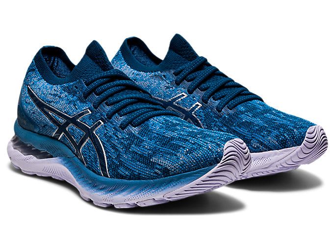 Asics GEL-NIMBUS 23 KNIT Ženske Tenisice Sive Plave | DIGS3434