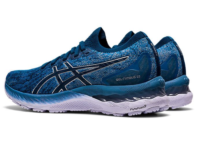 Asics GEL-NIMBUS 23 KNIT Ženske Tenisice Sive Plave | DIGS3434