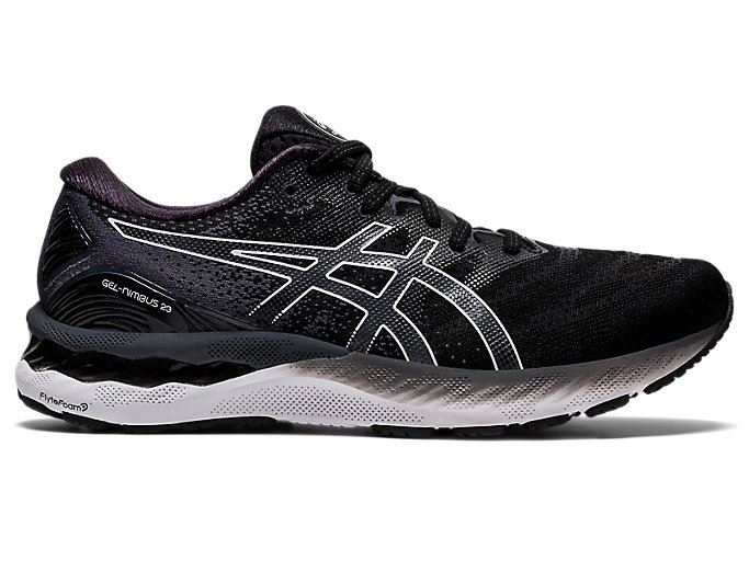 Asics GEL-NIMBUS 23 Muške Tenisice Crne Bijele | KQNB2220