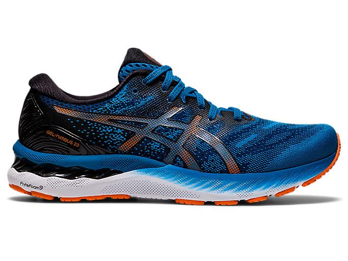 Asics GEL-NIMBUS 23 Muške Tenisice Plave Crne | FNQB2795