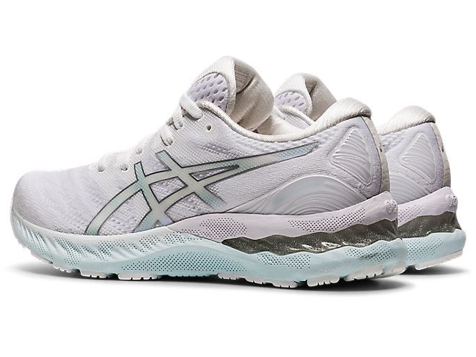 Asics GEL-NIMBUS 23 Ženske Tenisice Bijele Srebrne | JIQL7288