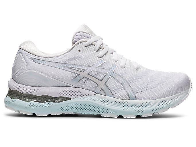 Asics GEL-NIMBUS 23 Ženske Tenisice Bijele Srebrne | JIQL7288