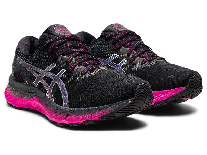 Asics GEL-NIMBUS 23 Ženske Tenisice Crne Srebrne | BPWX9251