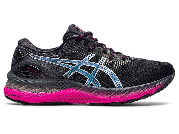 Asics GEL-NIMBUS 23 Ženske Tenisice Crne Srebrne | BPWX9251