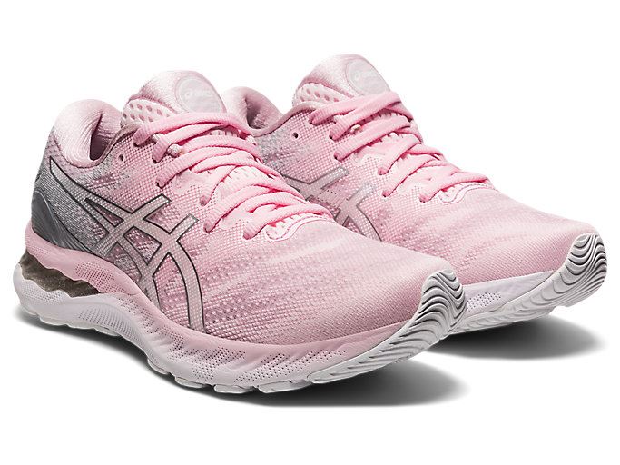 Asics GEL-NIMBUS 23 Ženske Tenisice Roze Srebrne | HWCX4344