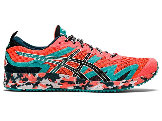 Asics GEL-NOOSA TRI 12 Muške Tenisice Narančaste Crvene Crne | QLRC1591