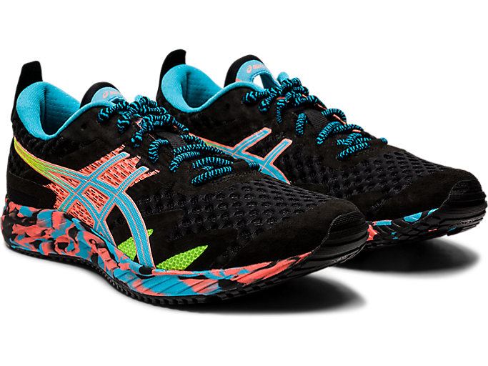 Asics GEL-NOOSA TRI 12 Ženske Tenisice Crne Svijetlo Tirkizne | DDJB7740