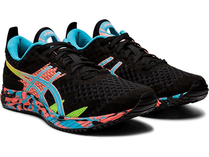 Asics GEL-NOOSA TRI 12 Ženske Tenisice Crne Svijetlo Tirkizne | DDJB7740