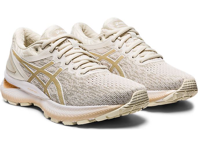 Asics GEL-Nimbus 22 Knit Ženske Tenisice Birch / Champagne | HCTY6188