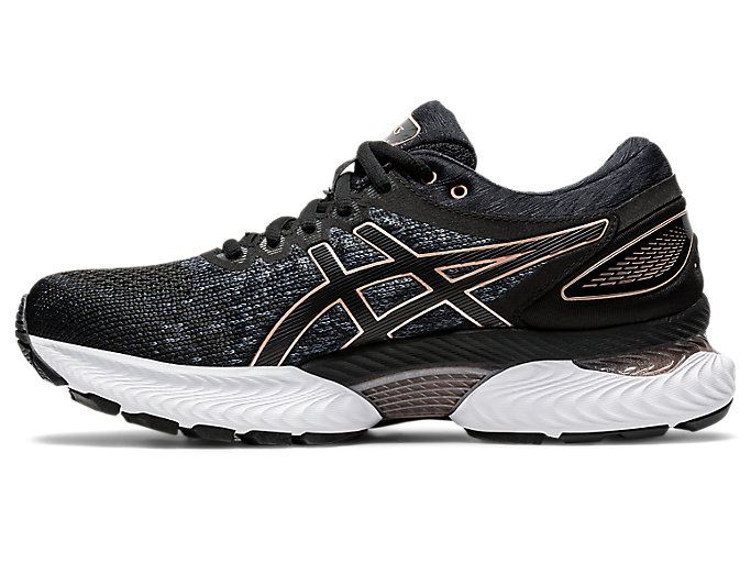 Asics GEL-Nimbus 22 Knit Ženske Tenisice Crne Crne | WIAP8045