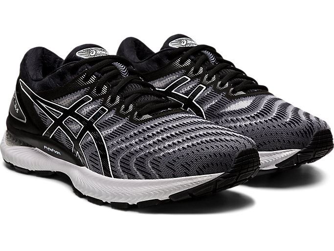 Asics GEL-Nimbus 22 Muške Tenisice Bijele Crne | UQCT2859