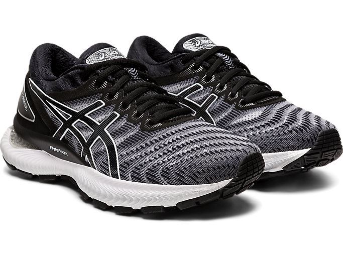 Asics GEL-Nimbus 22 Ženske Tenisice Bijele Crne | JJWA1338