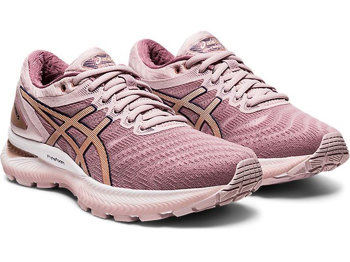 Asics GEL-Nimbus 22 Ženske Tenisice Roze Roze Zlatne | ORSW5907