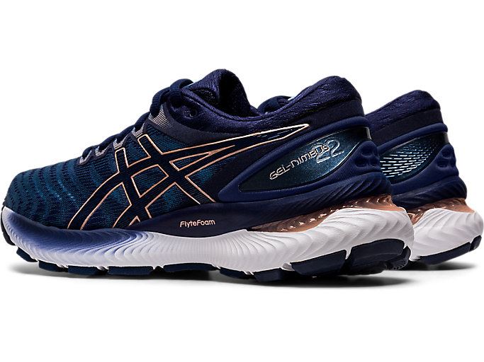 Asics GEL-Nimbus 22 Ženske Tenisice Sive Tamnoplave | FUER3281