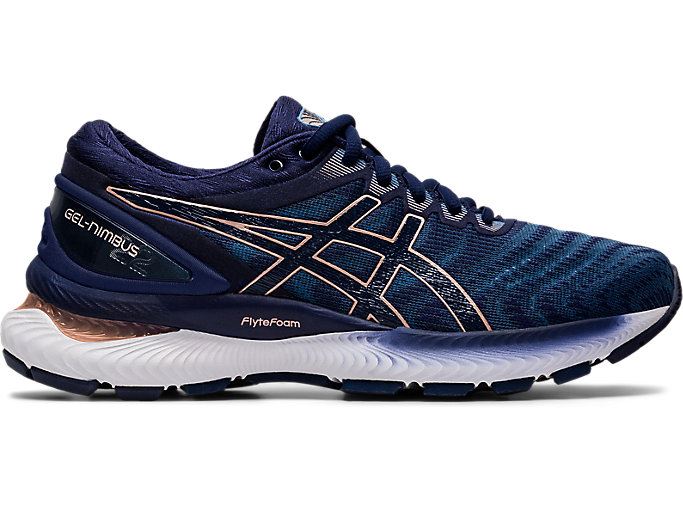 Asics GEL-Nimbus 22 Ženske Tenisice Sive Tamnoplave | FUER3281