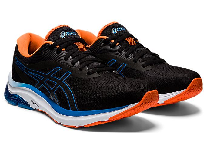 Asics GEL-PULSE 12 Muške Tenisice Crne Plave | NJCY5488