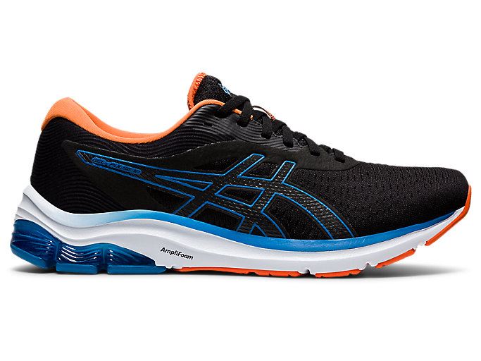 Asics GEL-PULSE 12 Muške Tenisice Crne Plave | NJCY5488