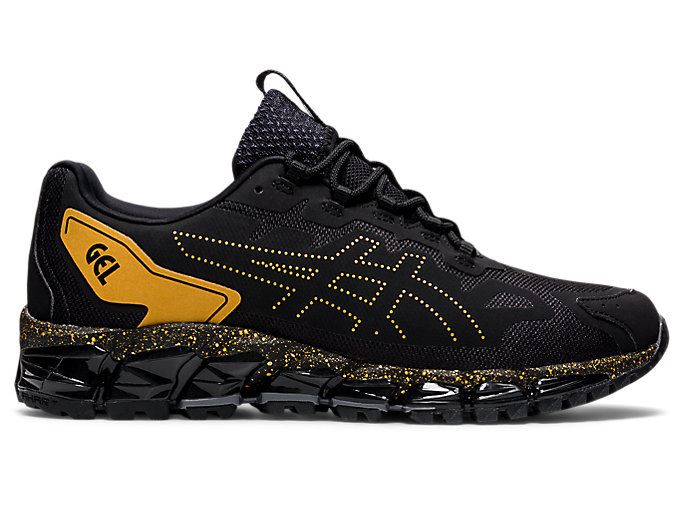 Asics GEL-QUANTUM 360 6 Muške Tenisice Crne Zlatne | XOYQ6869