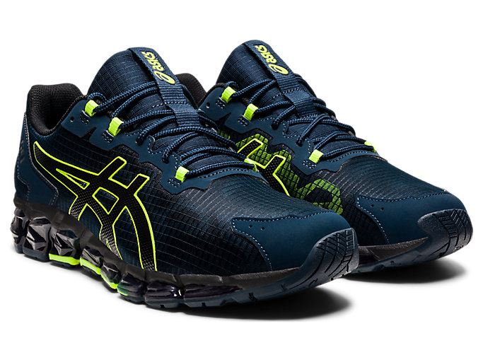 Asics GEL-QUANTUM 360 6 Muške Tenisice Plave Crne | LAIH0473