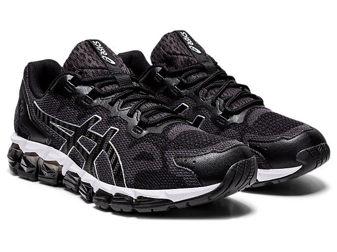 Asics GEL-QUANTUM 360 6 Muške Tenisice Tamno Sive Crne | VLOP2331