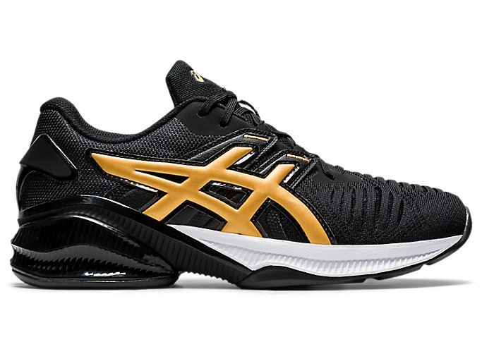 Asics GEL-QUANTUM INFINITY JIN Ženske Tenisice Crne Zlatne | WOCU4309