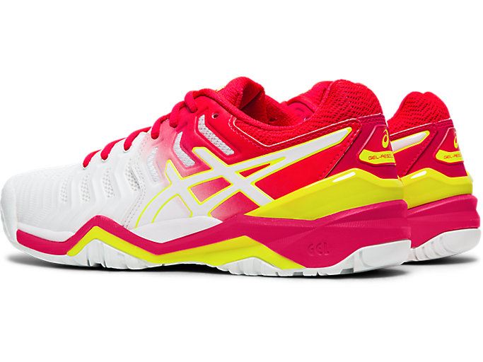 Asics GEL-RESOLUTION 7 Ženske Tenisice Bijele Roze | JJBP9213