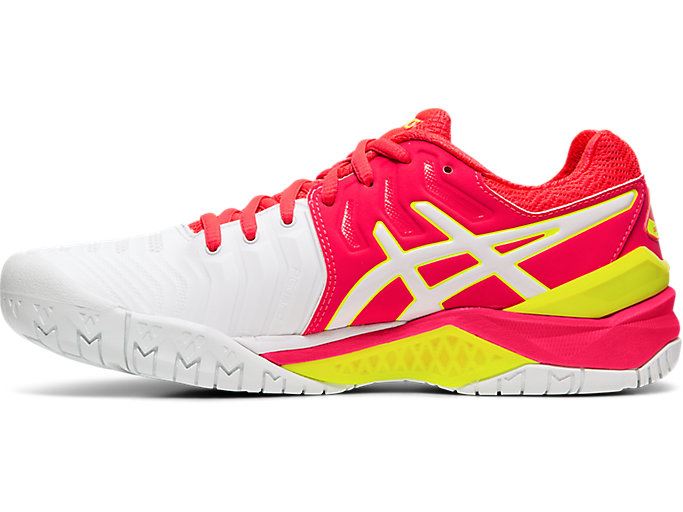 Asics GEL-RESOLUTION 7 Ženske Tenisice Bijele Roze | JJBP9213