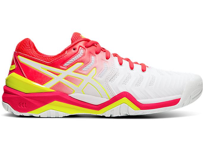 Asics GEL-RESOLUTION 7 Ženske Tenisice Bijele Roze | JJBP9213