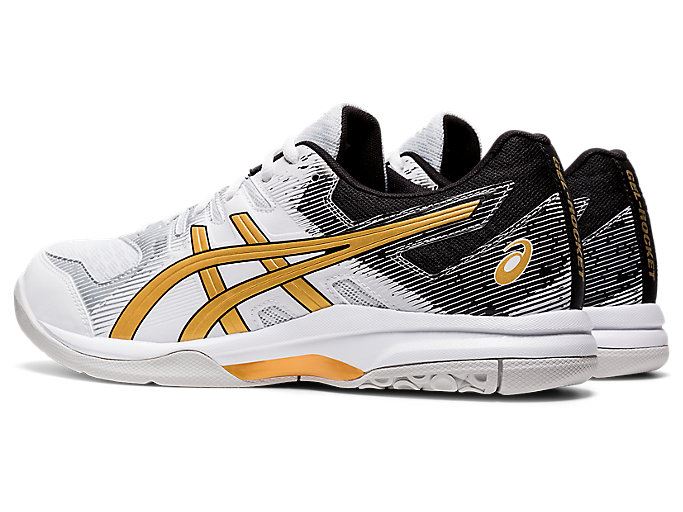 Asics GEL-ROCKET 9 Muške Tenisice Za Odbojku Bijele Zlatne | PKVQ4510