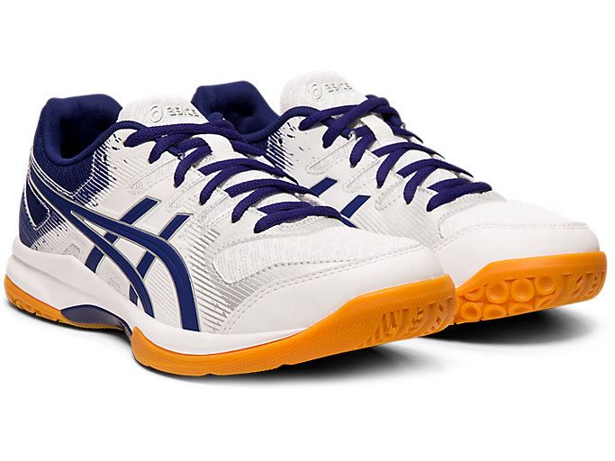 Asics GEL-ROCKET 9 Ženske Tenisice Za Odbojku Bijele Plave | RGBD3946