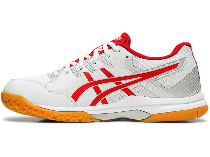 Asics GEL-ROCKET 9 Ženske Tenisice Za Odbojku Bijele Crvene | VERE4459