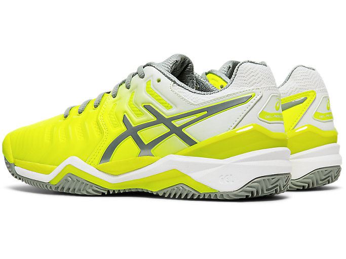 Asics GEL-Resolution 7 Clay Court Ženske Tenisice Žute Sive | KWOS4901