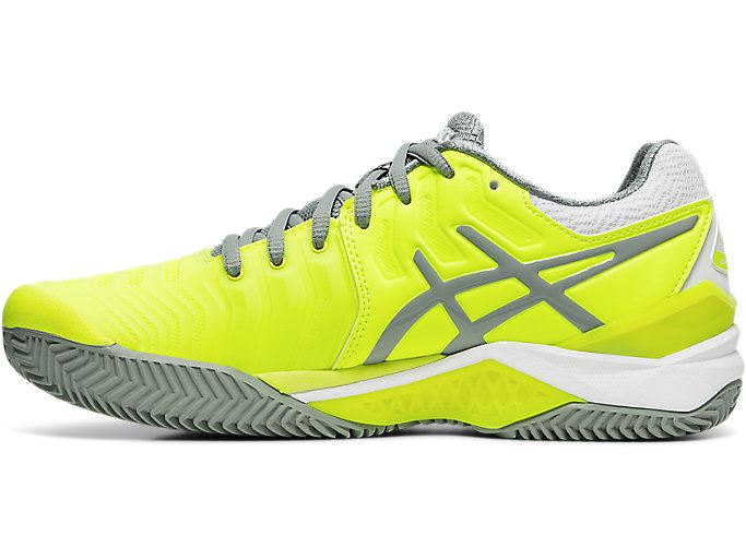 Asics GEL-Resolution 7 Clay Court Ženske Tenisice Žute Sive | KWOS4901