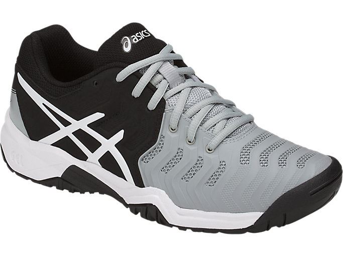 Asics GEL-Resolution 7 GS Dječje Tenisice Sive Crne Bijele | GRAW3468